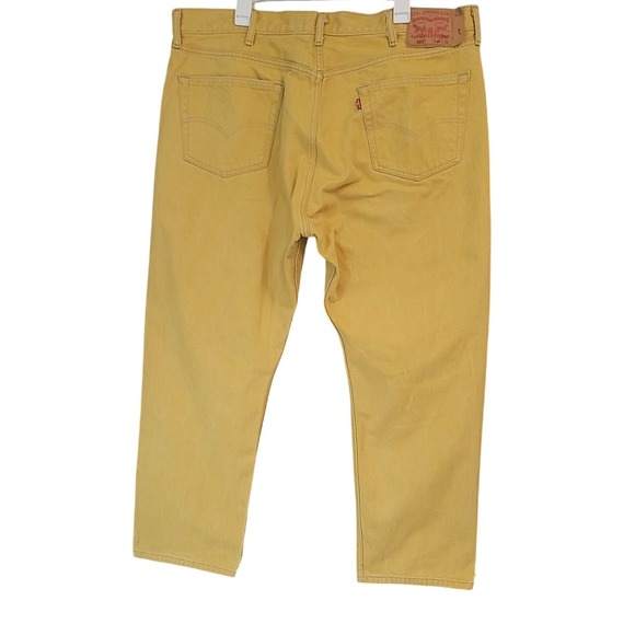 Levi's 501 93Yellow Button Fly Denim Jeans‎ W44 L32 - Picture 7 of 16